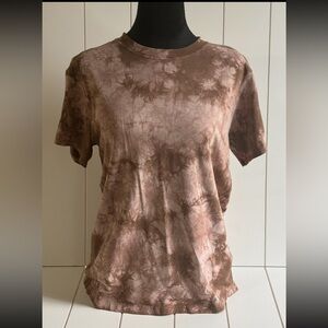 Lululemon Athletica Brown Tan Relaxed Short Sleeve Tee